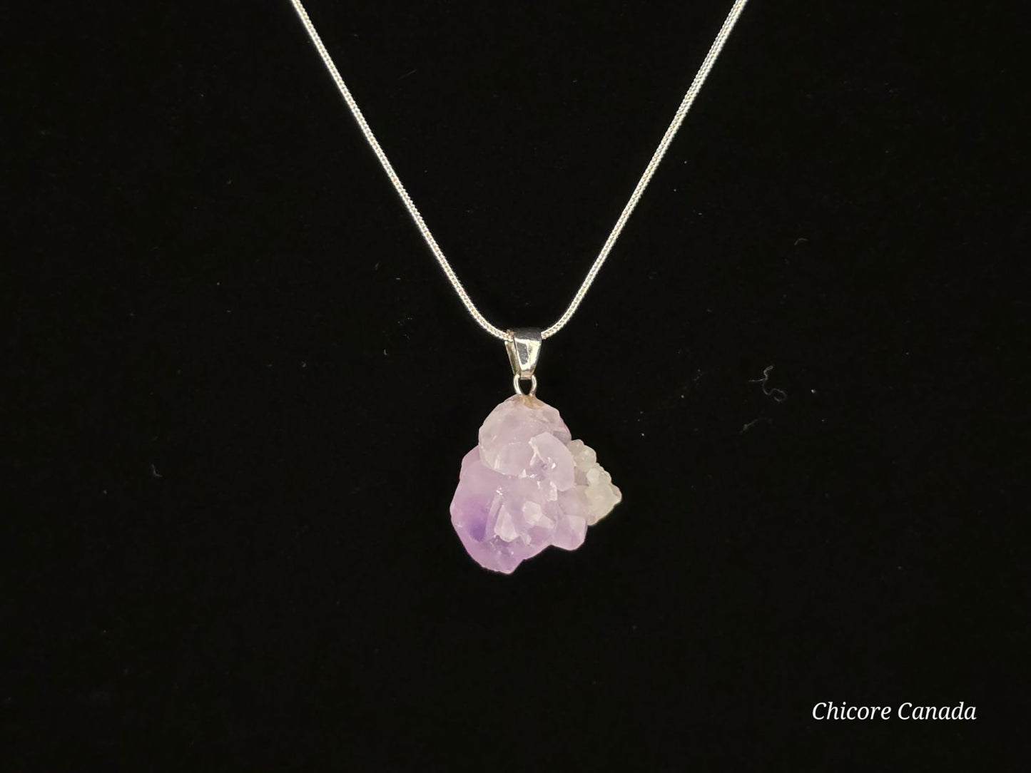 Handmade Natural Amethyst Stone Necklace