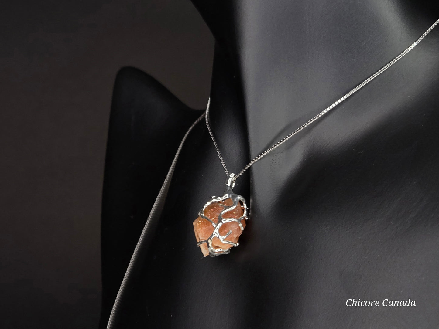 Glow with Joy: Radiant Sunstone Pendant