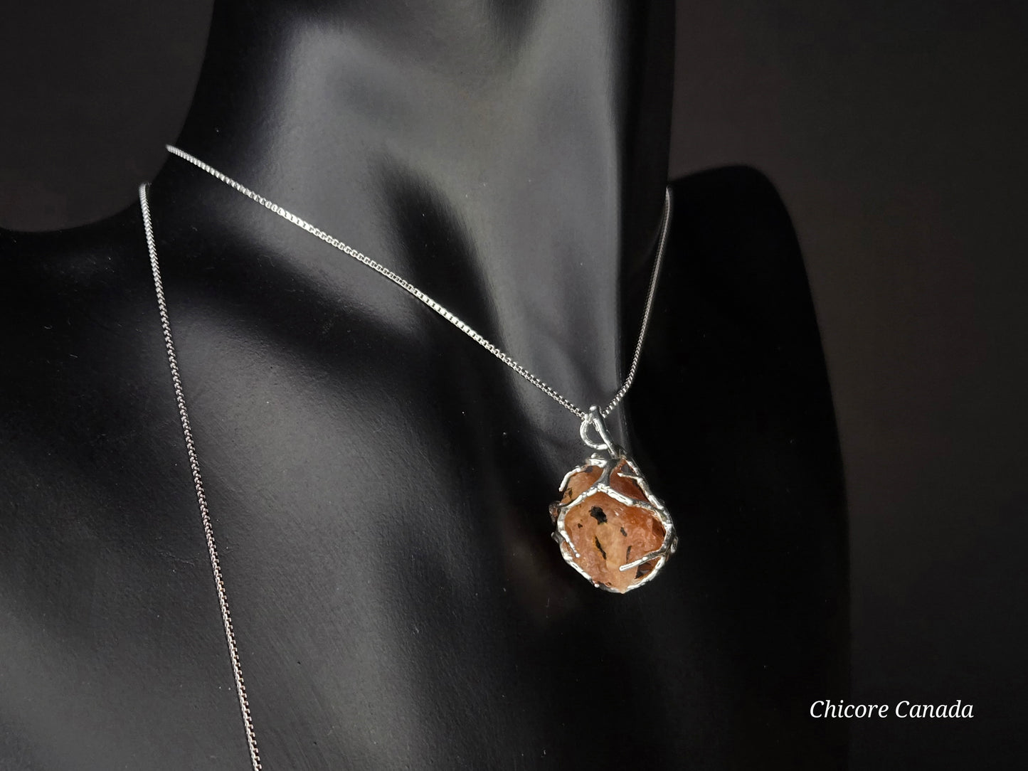 Glow with Joy: Radiant Sunstone Pendant