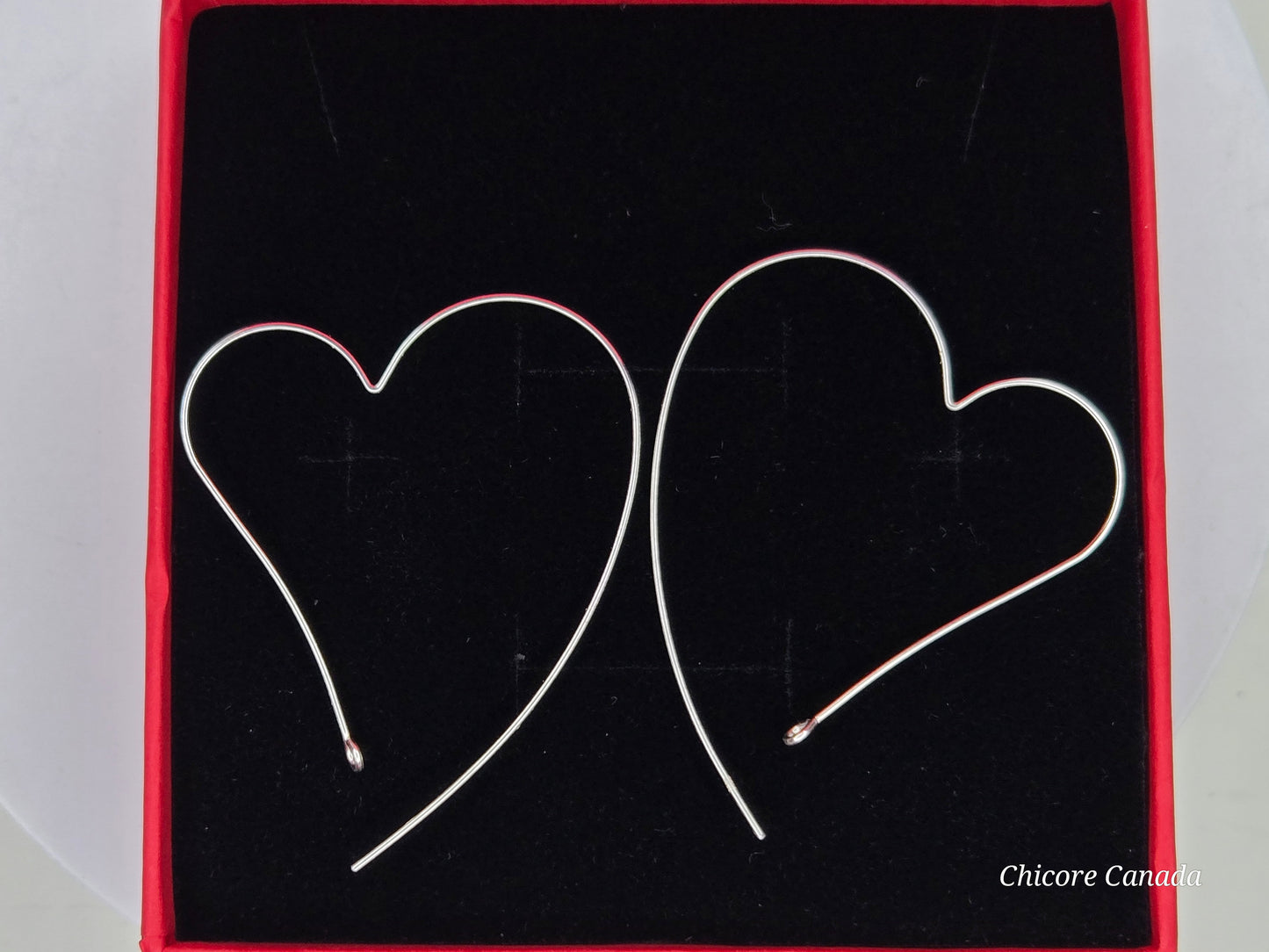 Handmade Sterling Silver Heart Hoop Earrings – Love in Every Curve