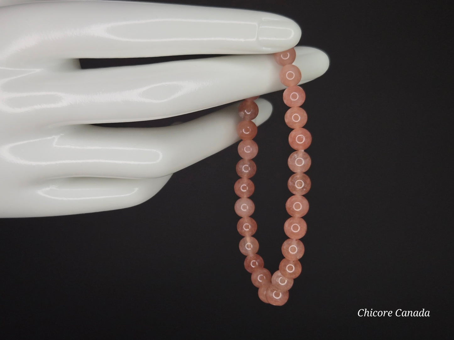 Handcrafted Sunstone Bracelet - Natural Gemstone Elegance for Confidence & Vitality