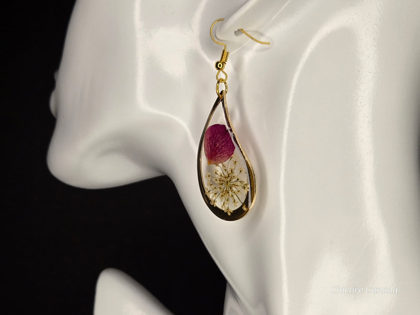 Handmade Elegant Resin Earrings – Lightweight and Stylish