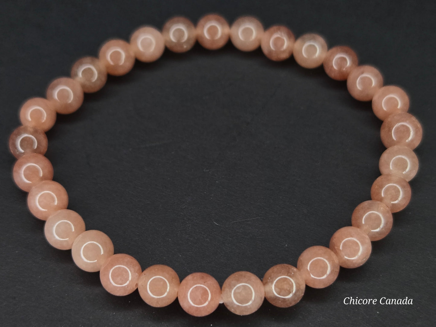 Handcrafted Sunstone Bracelet - Natural Gemstone Elegance for Confidence & Vitality
