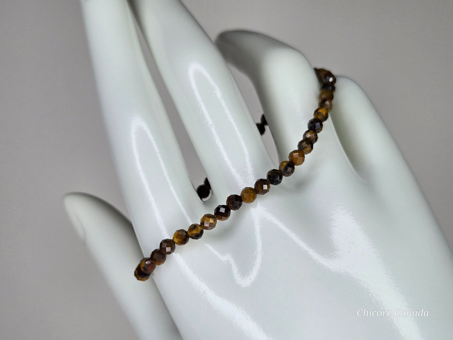 Dainty Faceted Tiger’s Eye Bracelet – Strength in Elegance