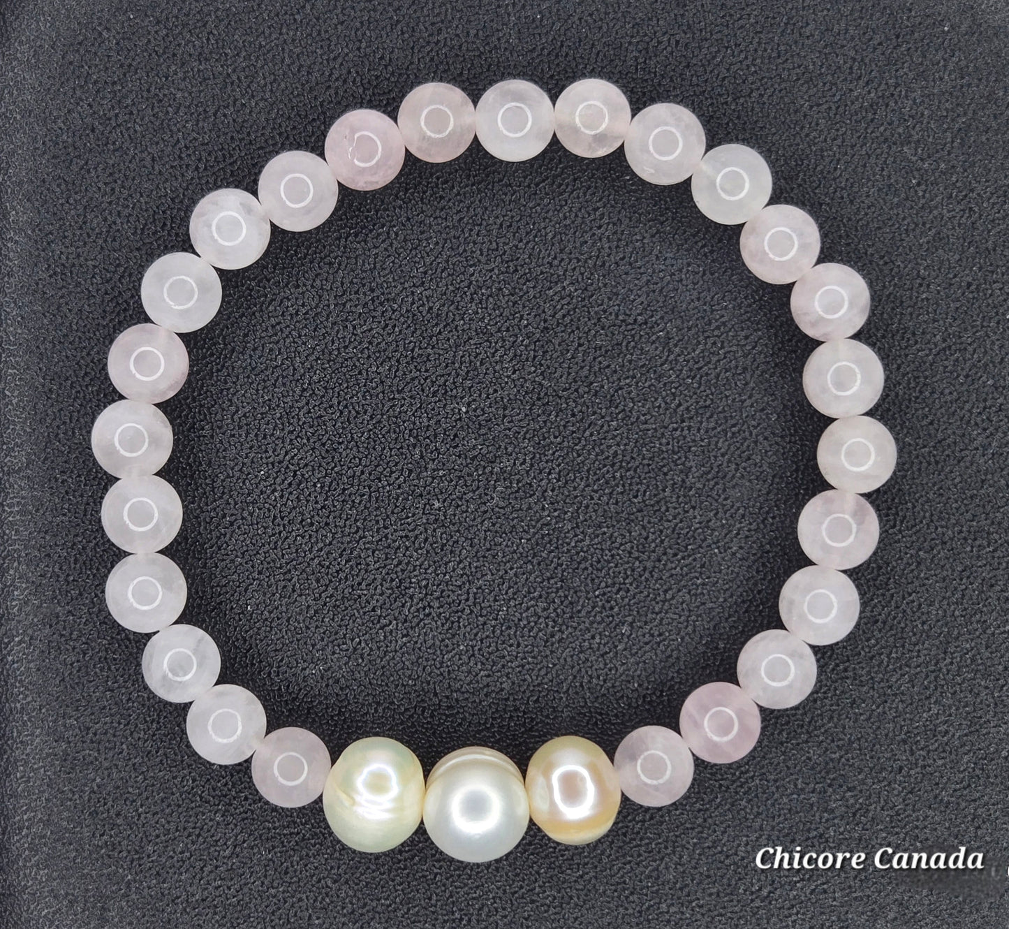 Carry Love and Purity – Rose Quartz and Pearl Bracelet