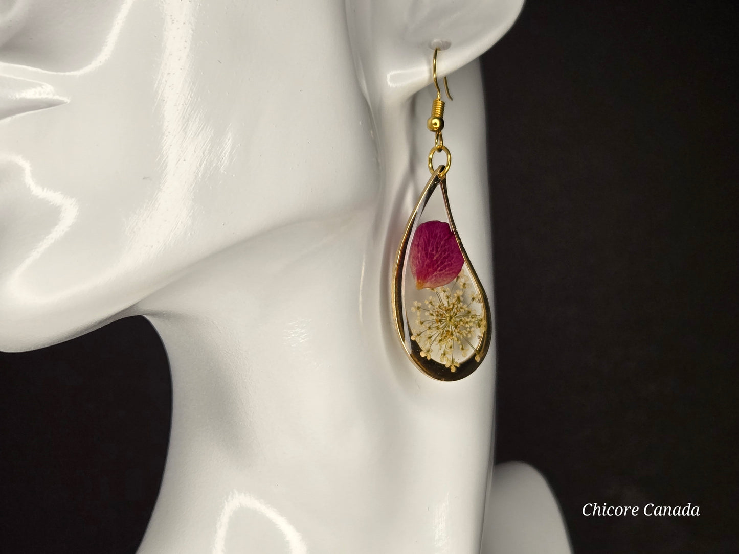 Handmade Elegant Resin Earrings – Lightweight and Stylish