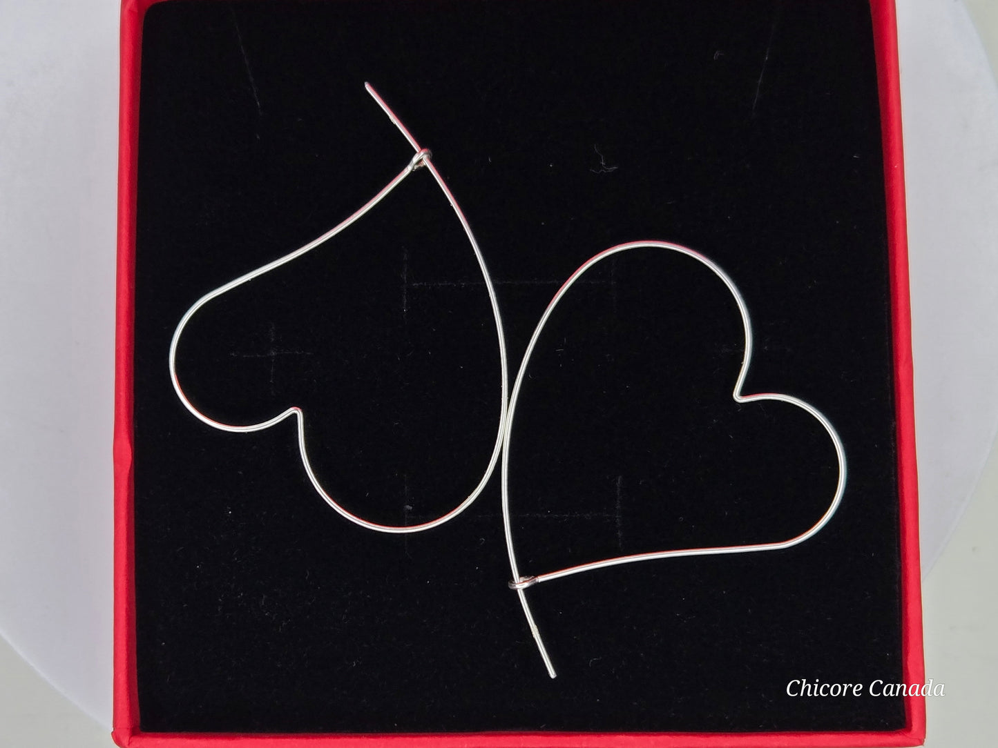 Handmade Sterling Silver Heart Hoop Earrings – Love in Every Curve