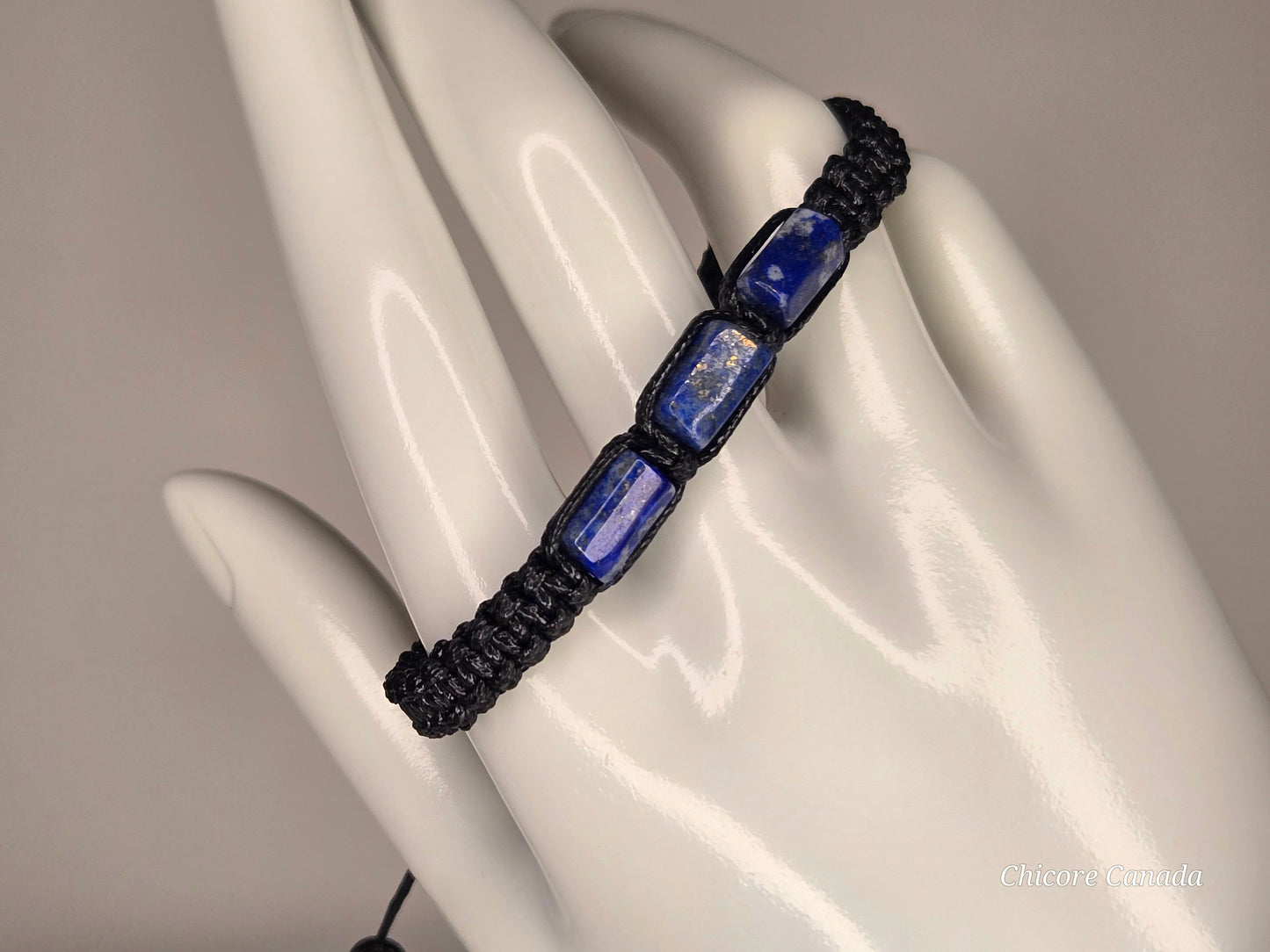 Lapis Lazuli Bracelet for Him - A Bold Expression of Wisdom & Strength