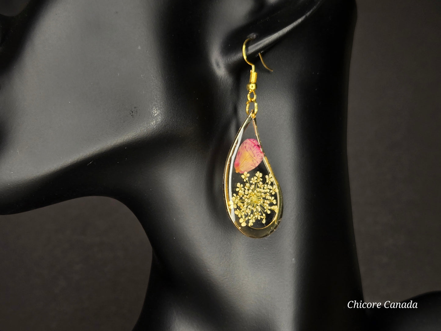 Handmade Elegant Resin Earrings – Lightweight and Stylish