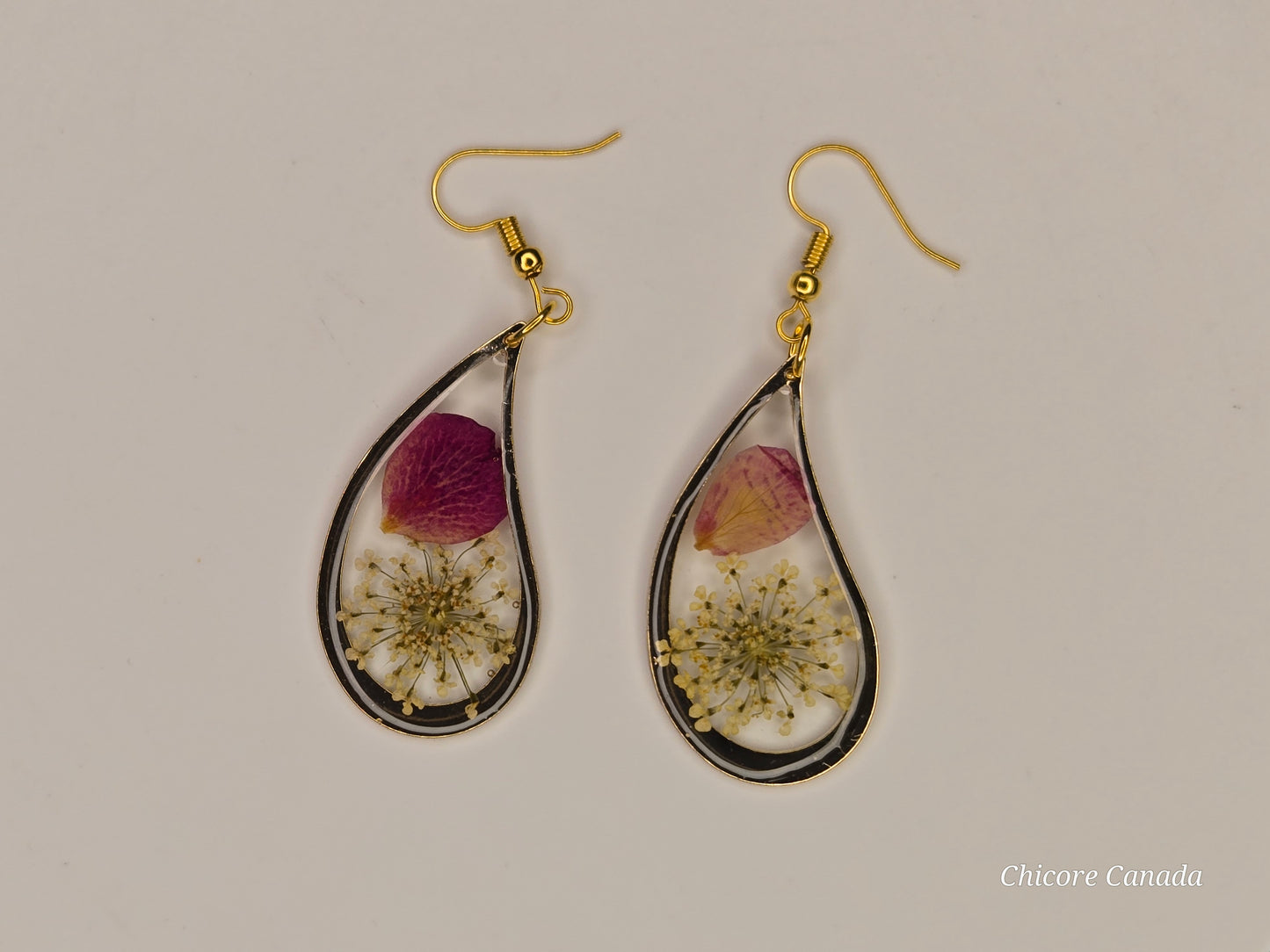 Handmade Elegant Resin Earrings – Lightweight and Stylish