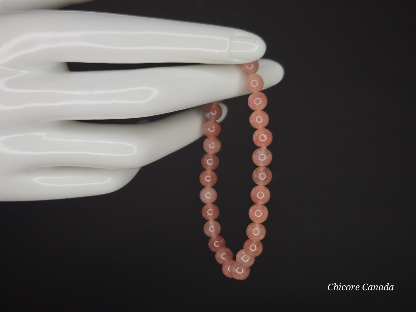 Handcrafted Sunstone Bracelet - Natural Gemstone Elegance for Confidence & Vitality