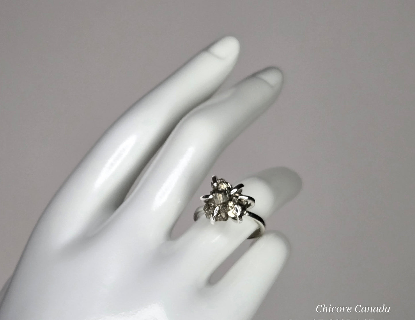 Adjustable Raw Pyrite Statement Ring – Bold Sophistication & Strength
