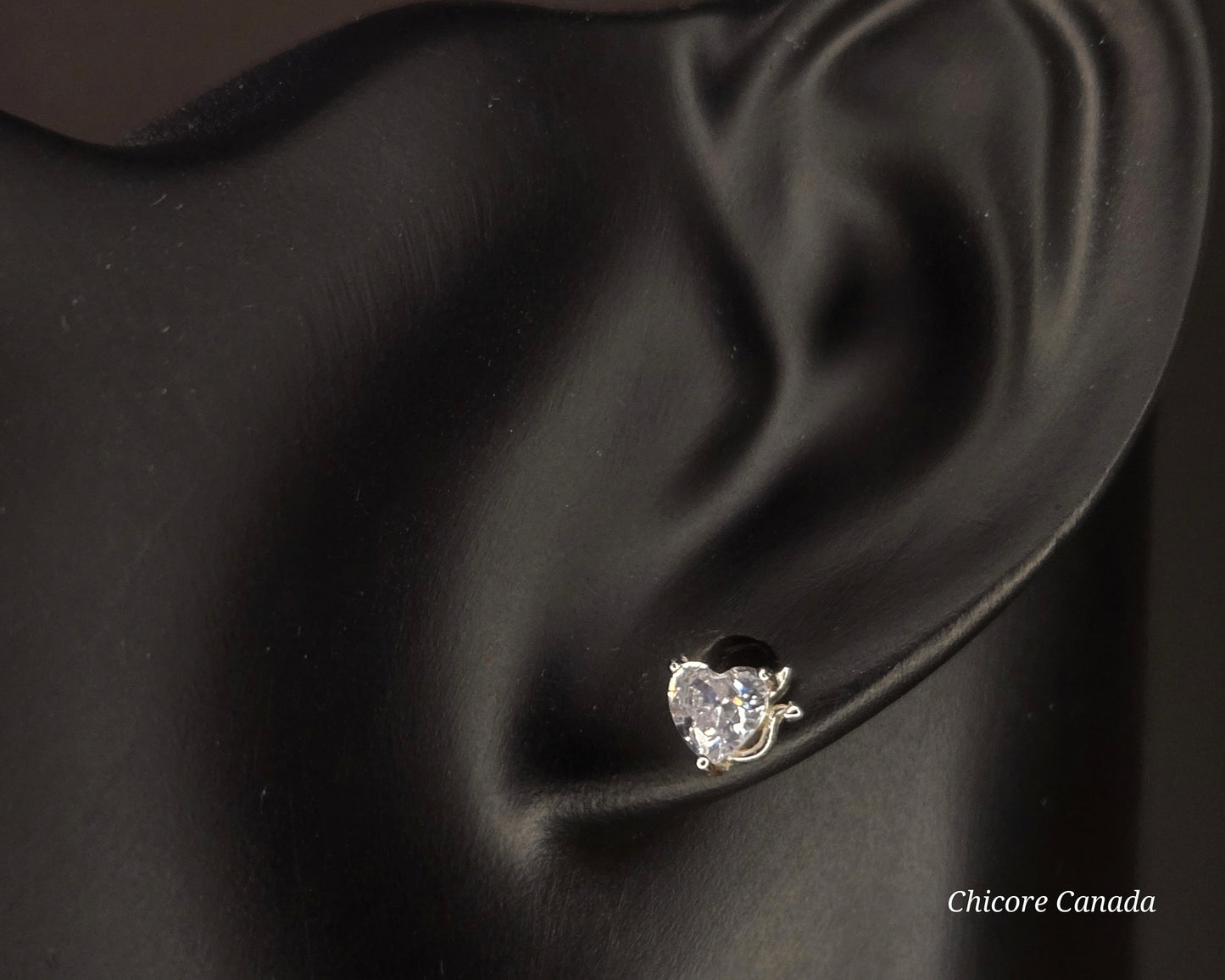 Asymmetric Evil & Angel Stud Earrings in 925 Sterling Silver – Bold Luxury Redefined