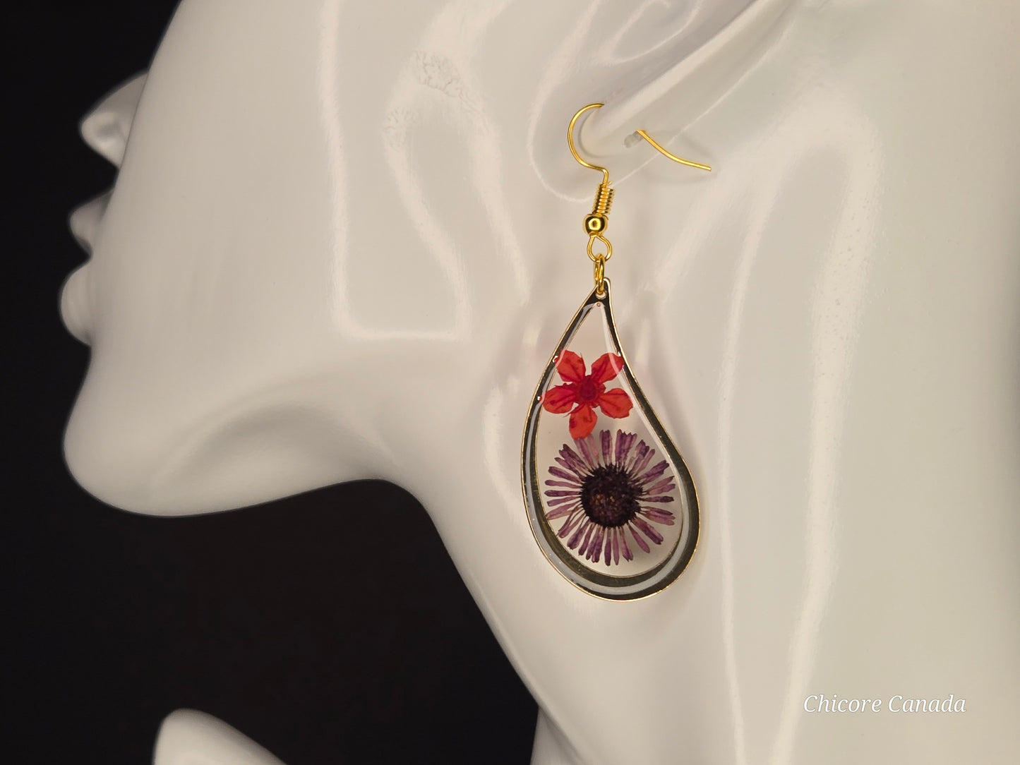Handmade Luxurious Resin Drop Earrings: Timeless Elegance Redefined