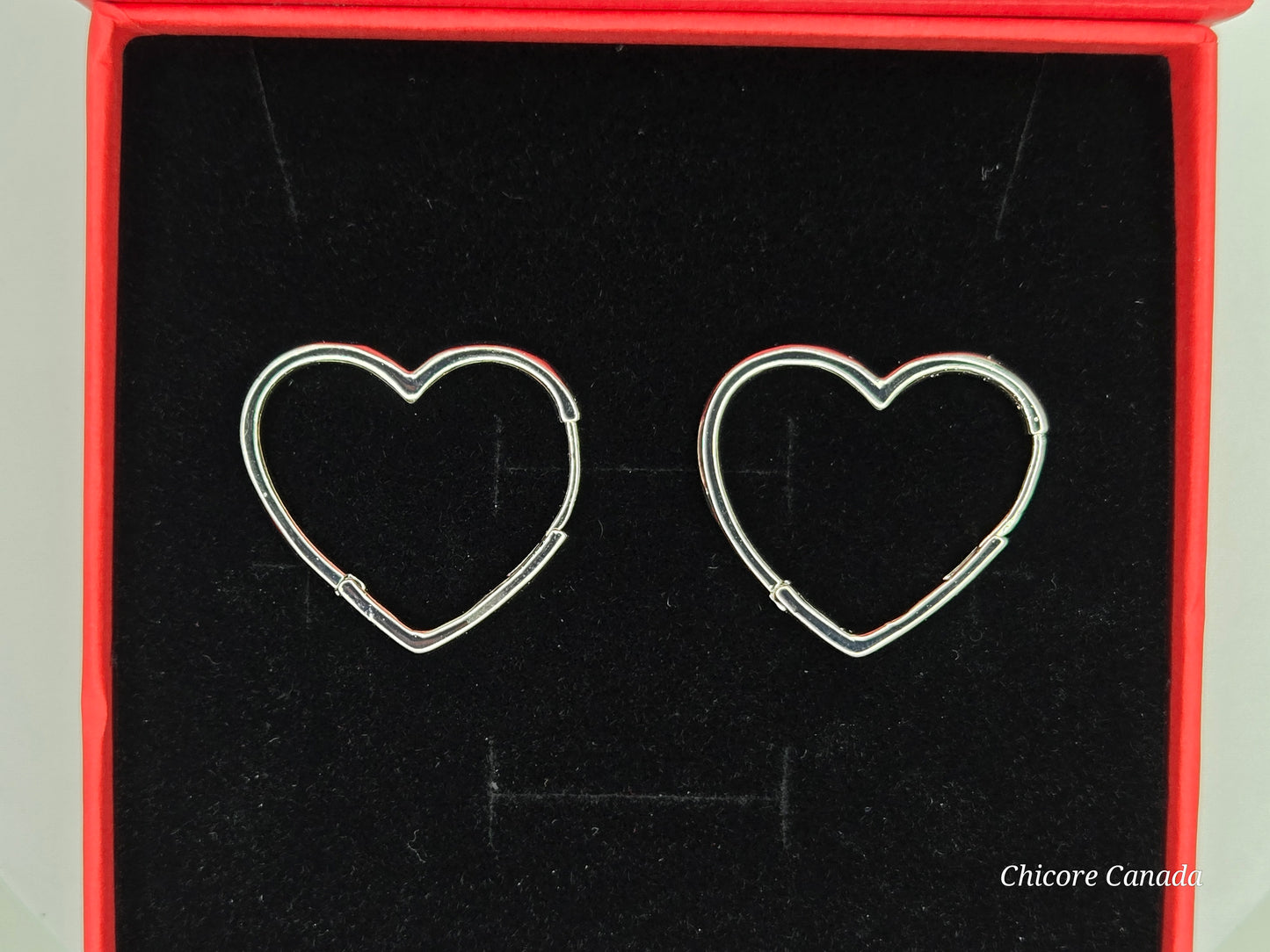 Chic Heart Hoop Earrings – Love in Every Curve