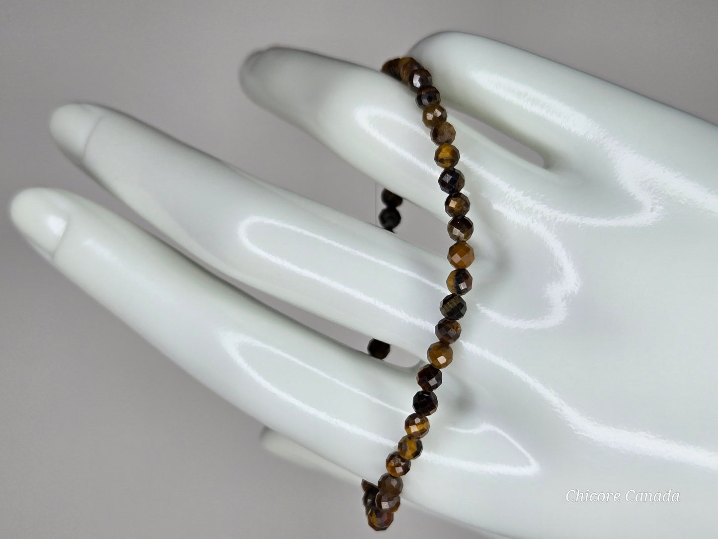 Dainty Faceted Tiger’s Eye Bracelet – Strength in Elegance