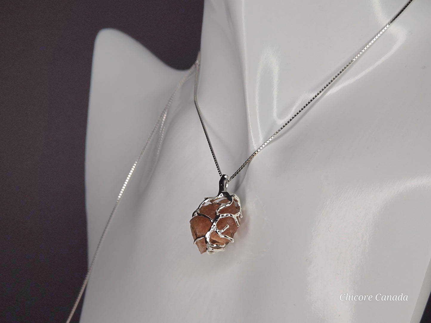 Glow with Joy: Radiant Sunstone Pendant