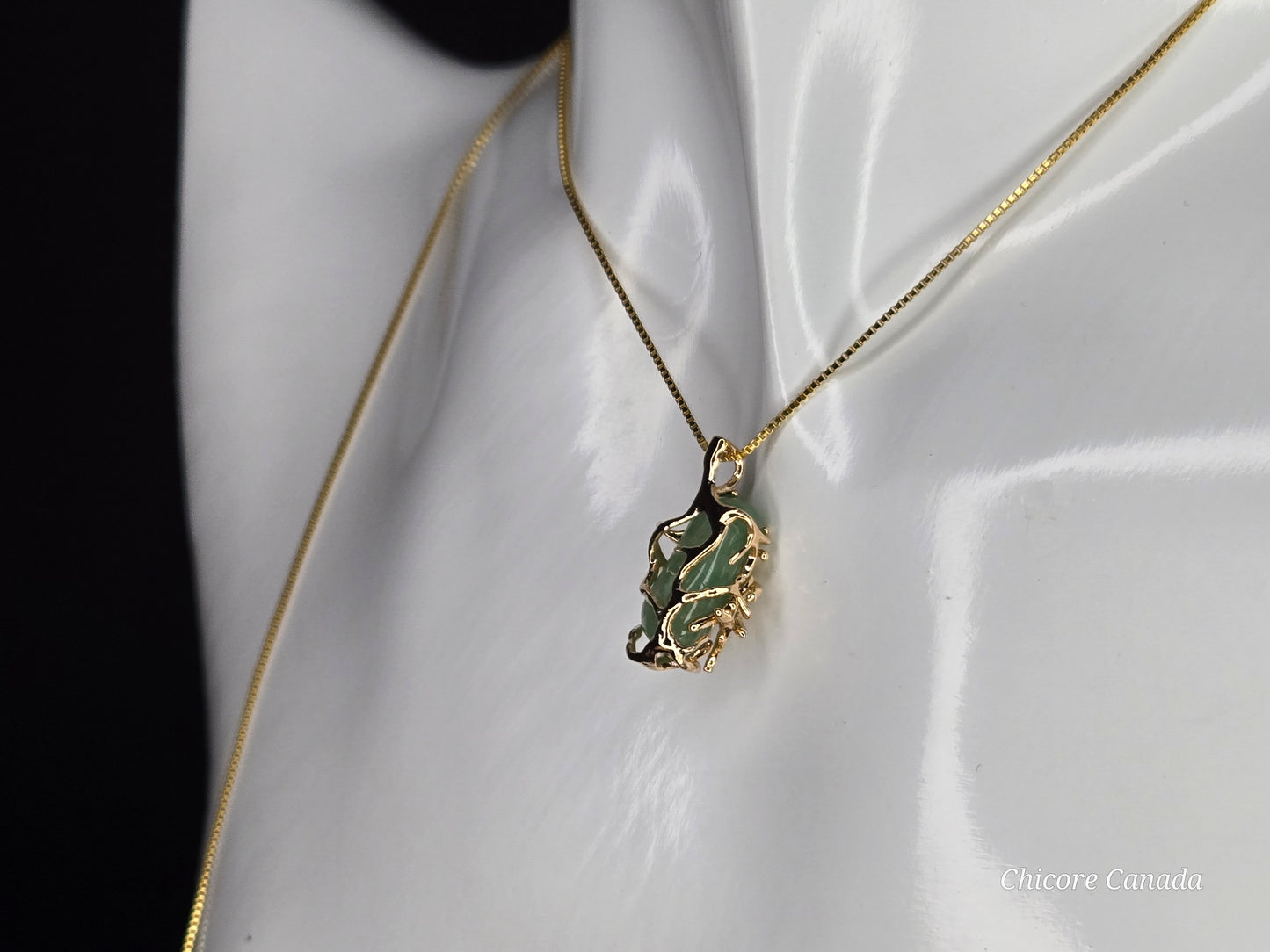 Enchanted Handmade Natural Jade Pendant with Adjustable Necklace – A Charm of Eternal Magic