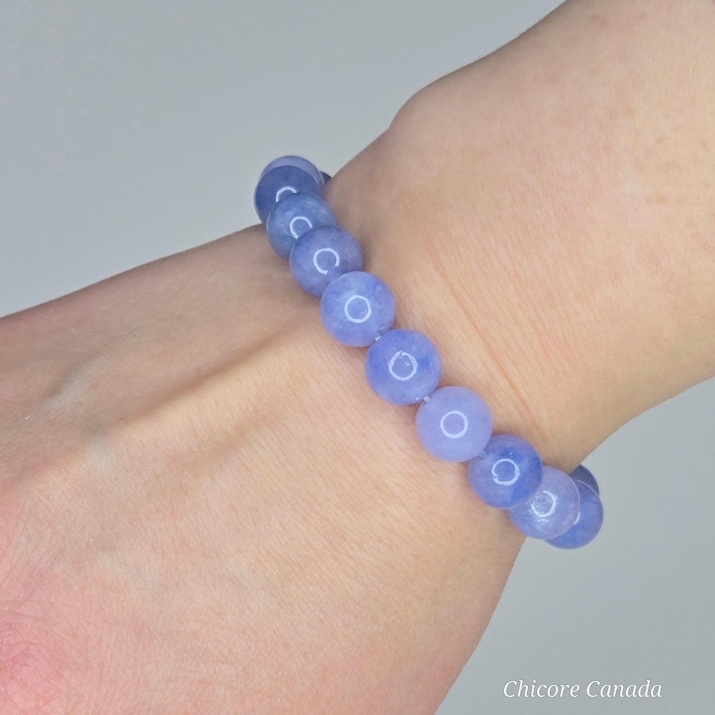 Ocean Calm – Natural Aquamarine Bracelet