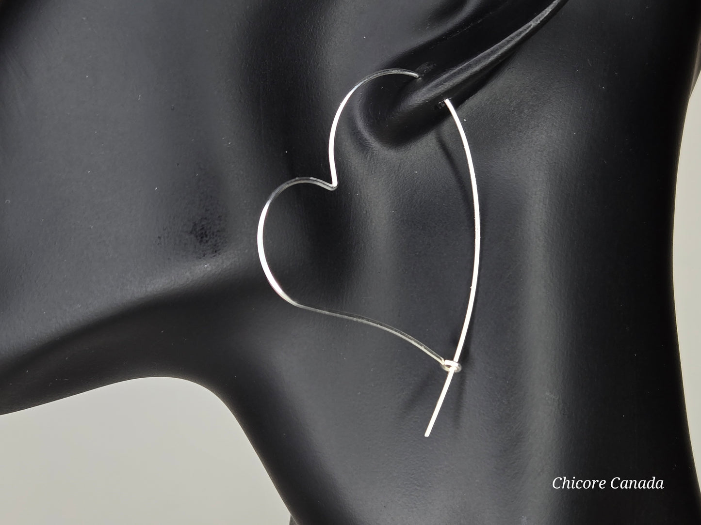 Handmade Sterling Silver Heart Hoop Earrings – Love in Every Curve