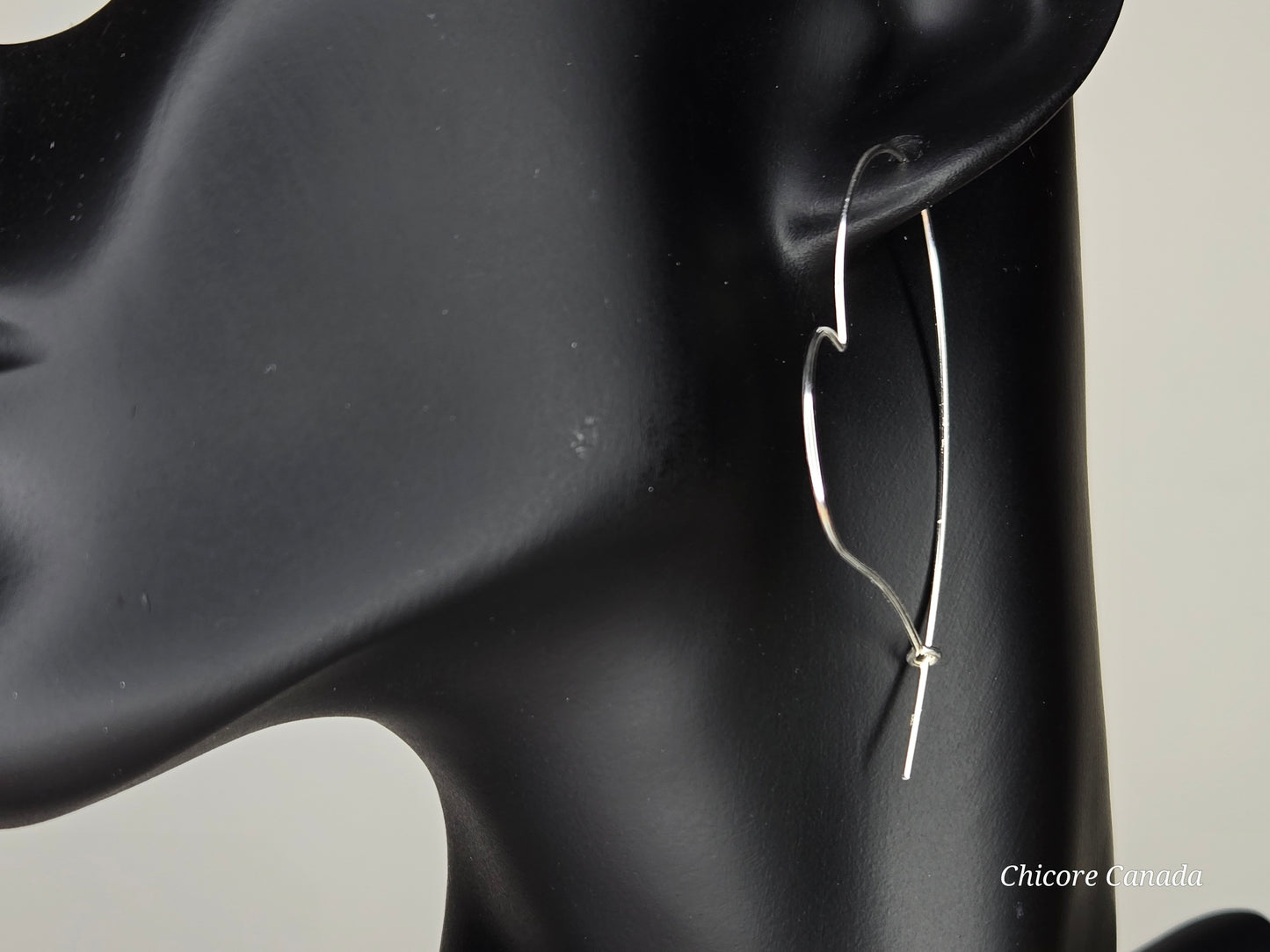 Handmade Sterling Silver Heart Hoop Earrings – Love in Every Curve
