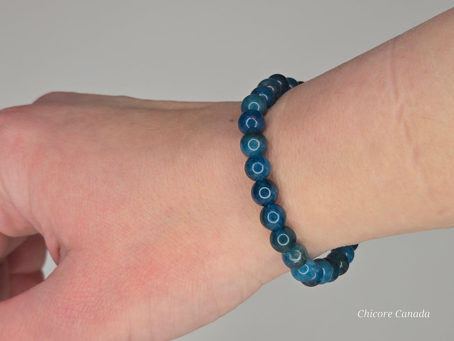 Blue Apatite Handmade Bracelet