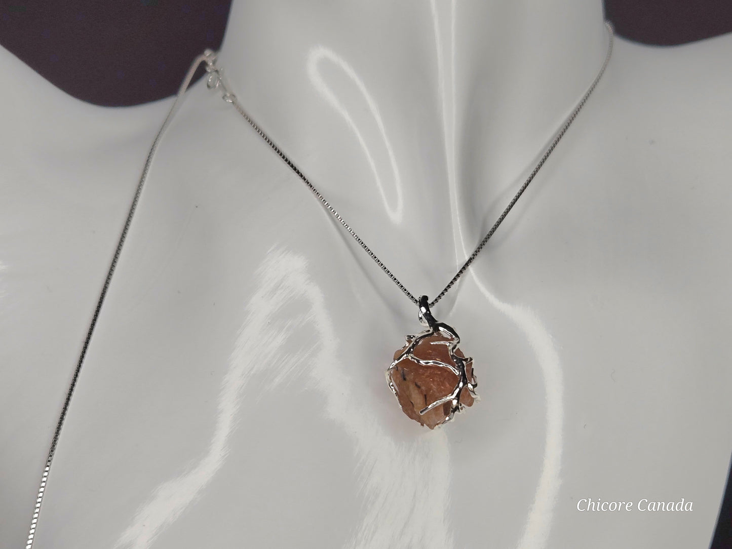 Glow with Joy: Radiant Sunstone Pendant