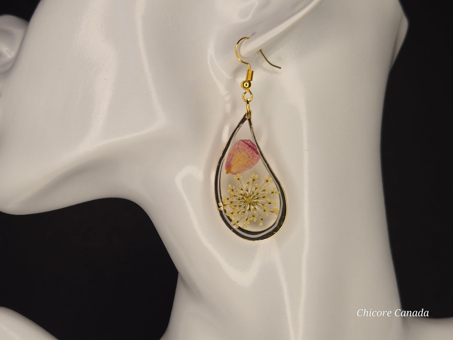 Handmade Elegant Resin Earrings – Lightweight and Stylish