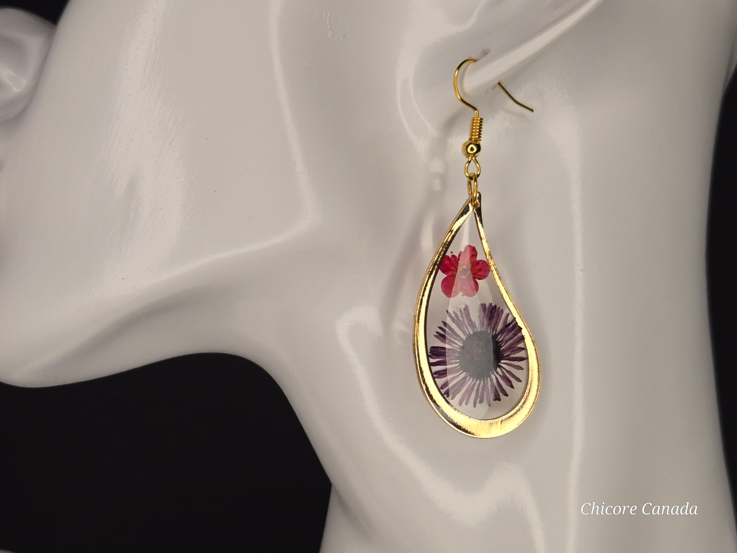 Handmade Luxurious Resin Drop Earrings: Timeless Elegance Redefined