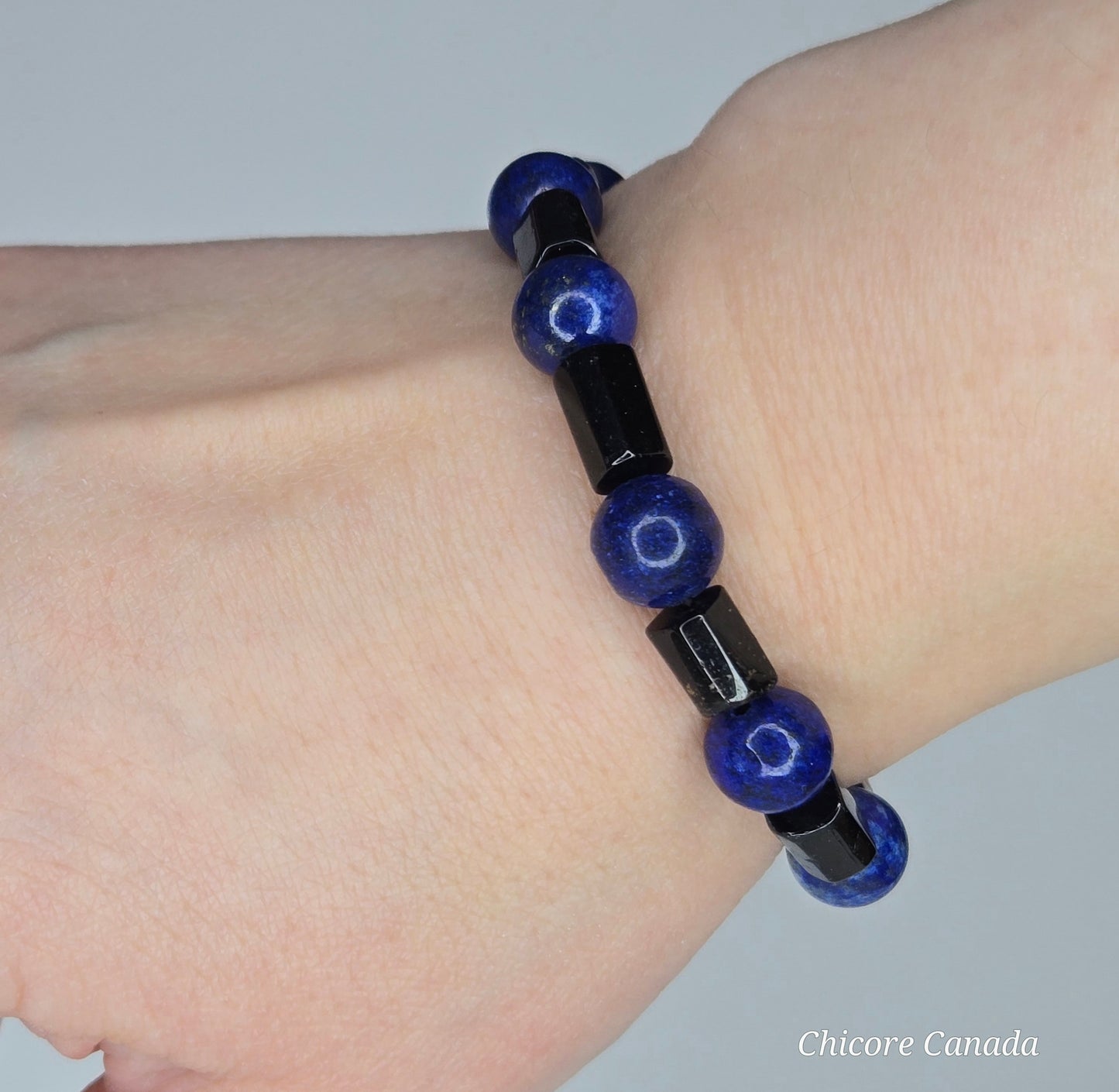 Clarity Meets Protection – Lapis & Tourmaline Energy Bracelet