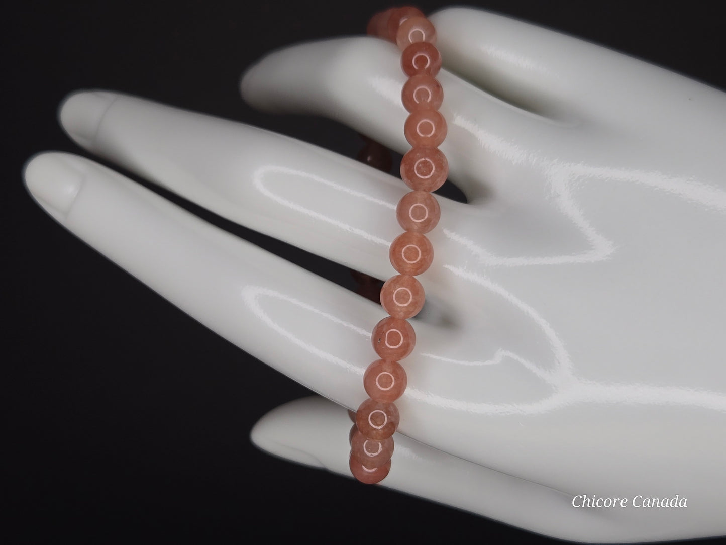 Handcrafted Sunstone Bracelet - Natural Gemstone Elegance for Confidence & Vitality