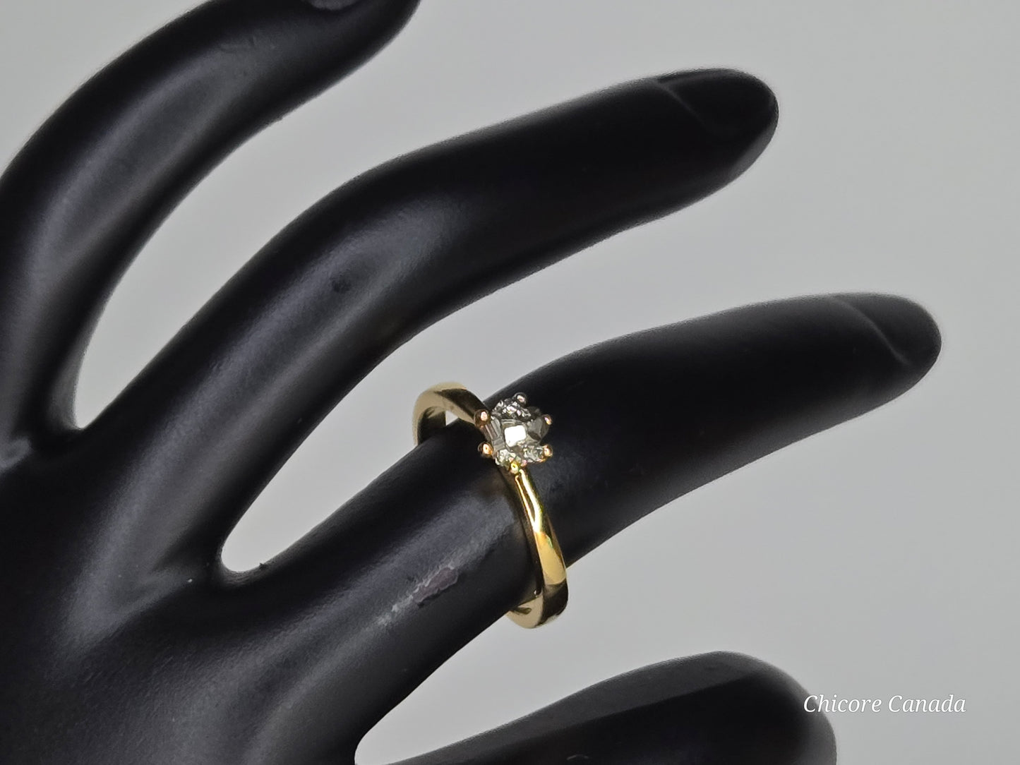 Bague ajustable en pyrite brute faite à la main en argent sterling 925 – Design luxueusement délicat