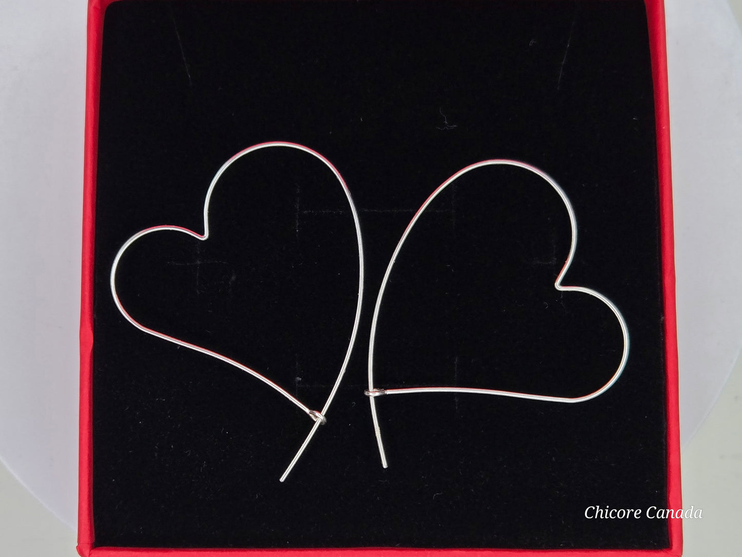 Handmade Sterling Silver Heart Hoop Earrings – Love in Every Curve