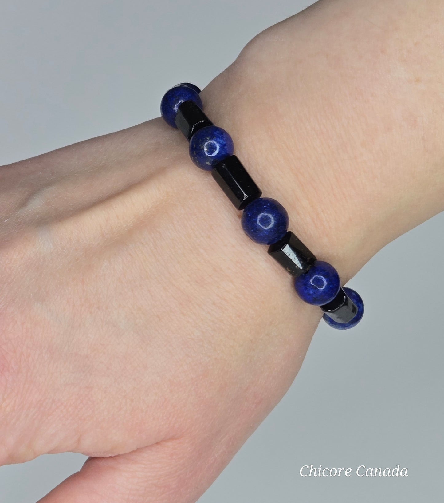 Clarity Meets Protection – Lapis & Tourmaline Energy Bracelet