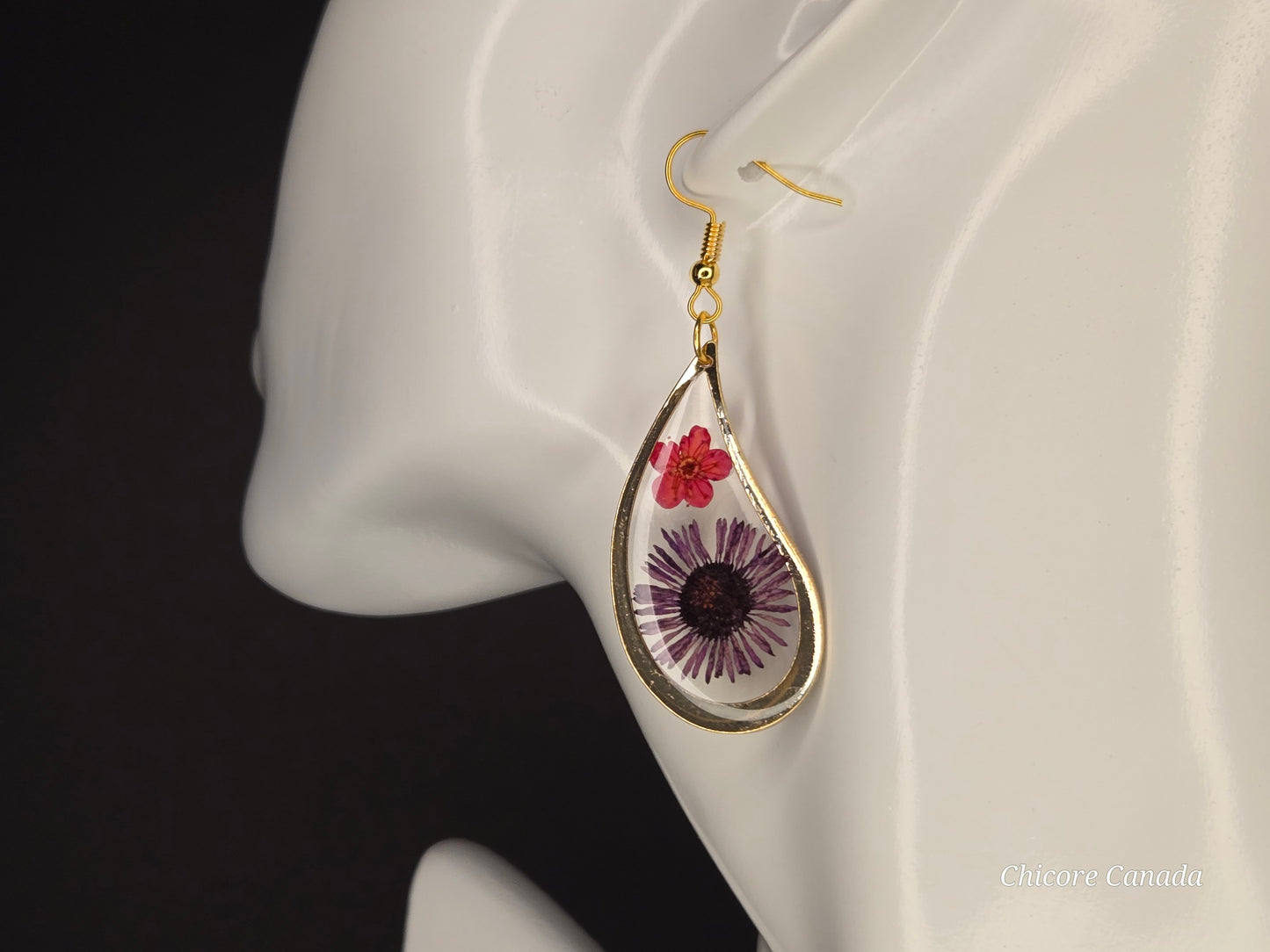 Handmade Luxurious Resin Drop Earrings: Timeless Elegance Redefined