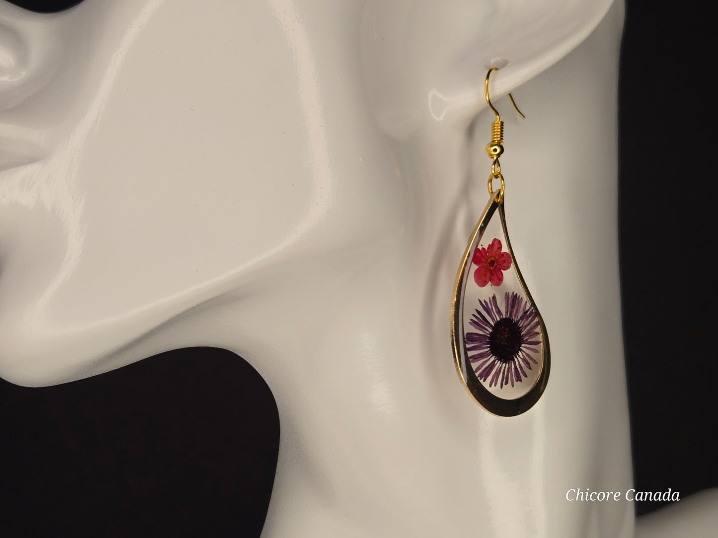 Handmade Luxurious Resin Drop Earrings: Timeless Elegance Redefined