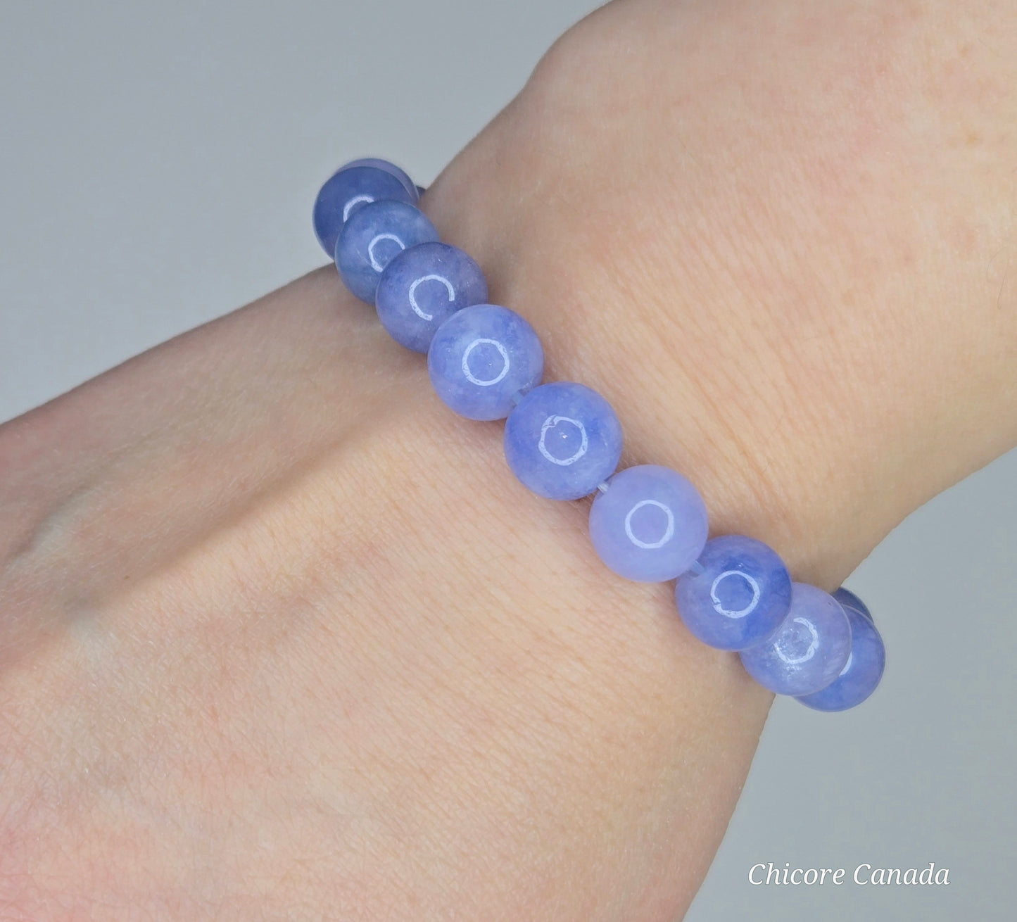 Ocean Calm – Natural Aquamarine Bracelet