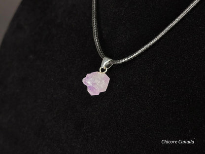Collier délicat en améthyste