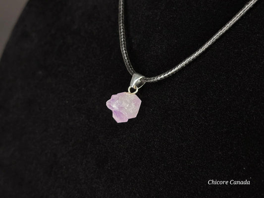 Collier délicat en améthyste