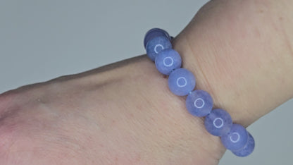 Ocean Calm – Natural Aquamarine Bracelet