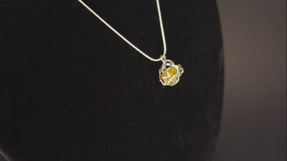 Éclat raffiné : collier en citrine naturelle