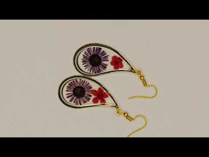 Handmade Luxurious Resin Drop Earrings: Timeless Elegance Redefined