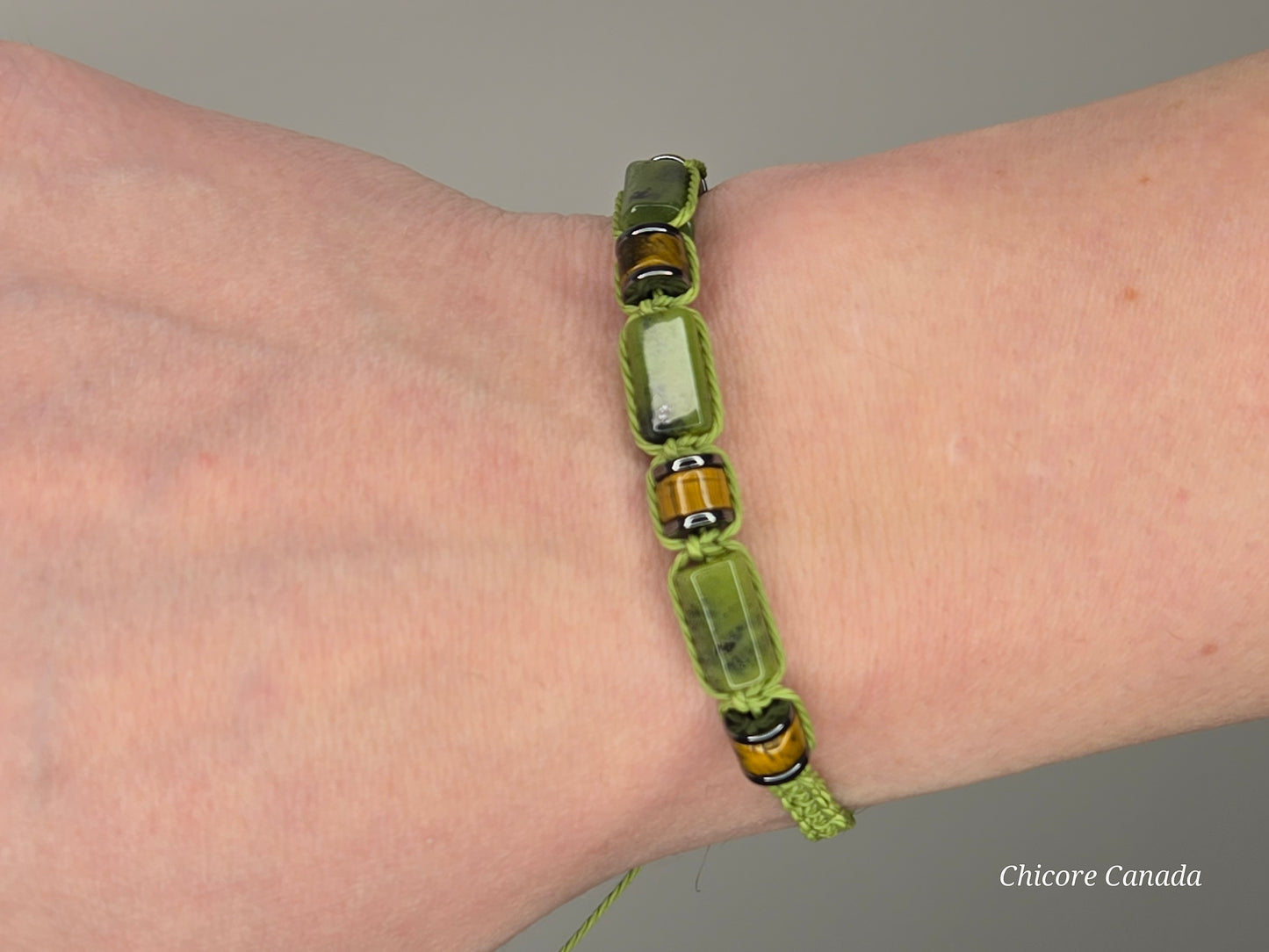 Balance & Bravery: Jade and Tiger’s Eye Healing Bracelet