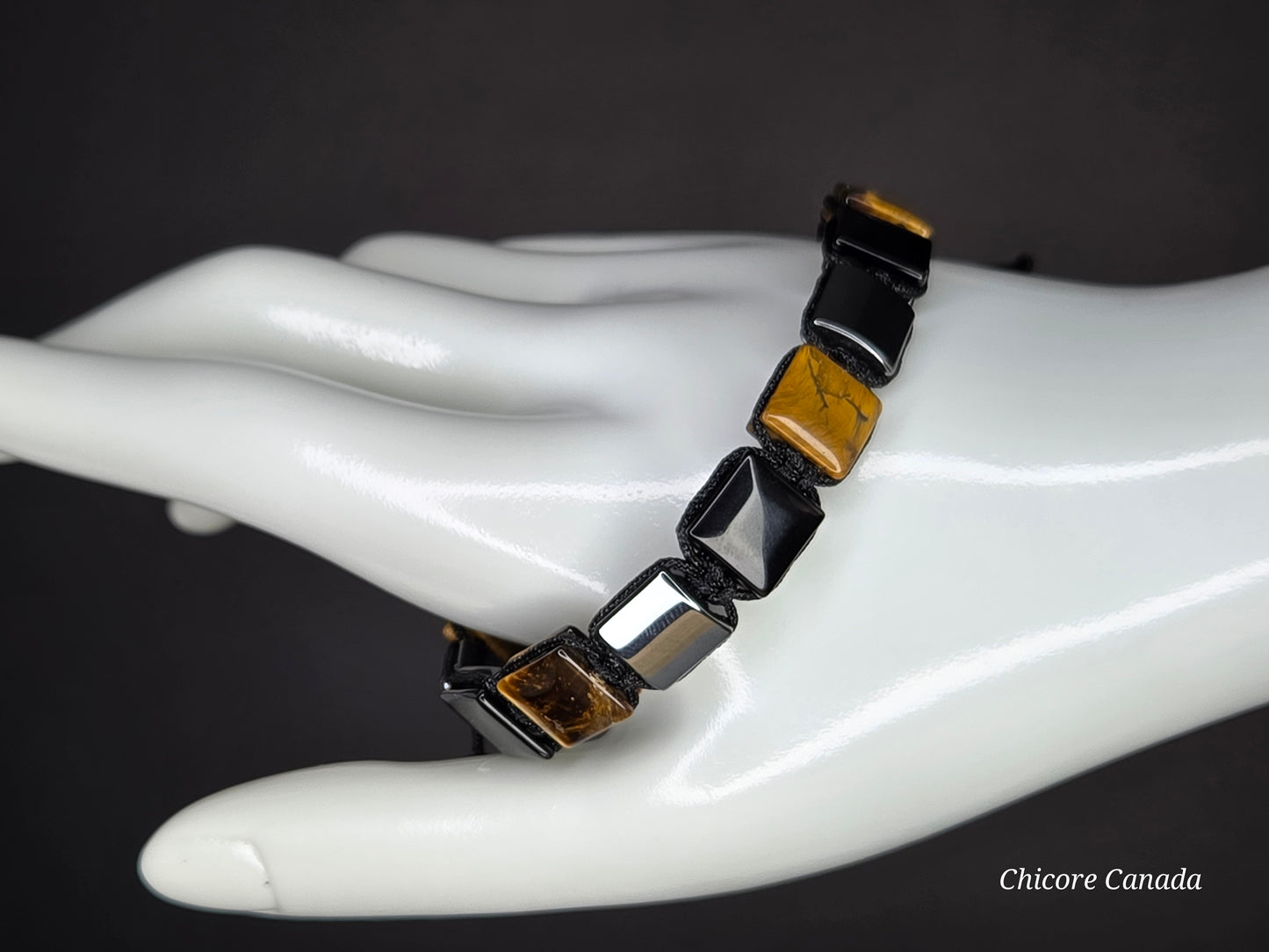 A Triple Power Protection Bracelet – Obsidian, Hematite & Tiger’s Eye Energy Shield