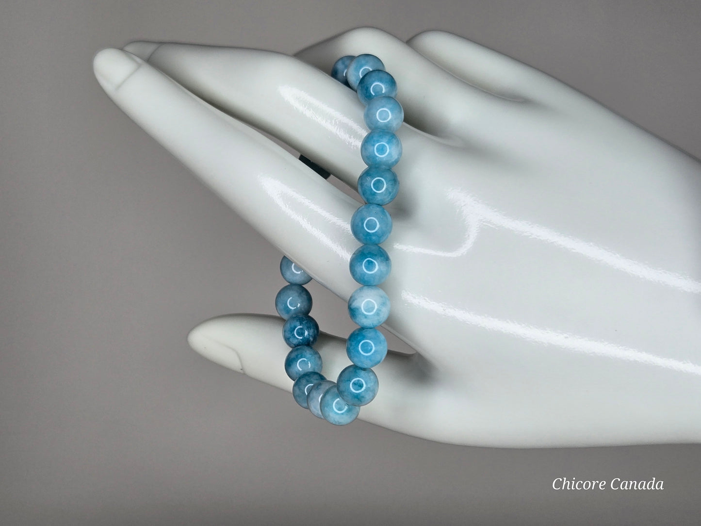 Serenity by the Sea: Handmade Natural Larimar Bracelet