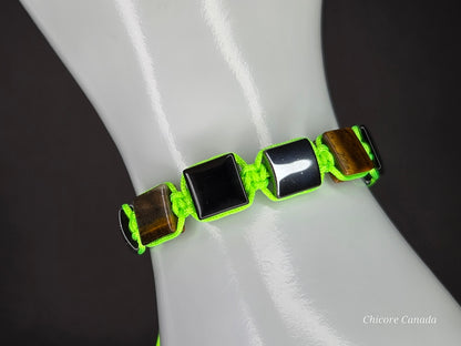 A Triple Power Protection Bracelet – Obsidian, Hematite & Tiger’s Eye Energy Shield