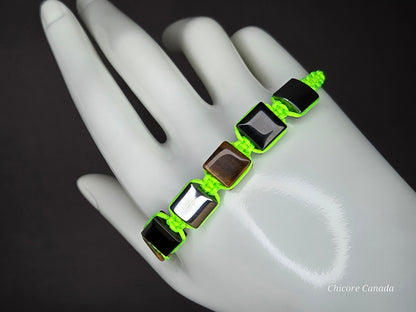 A Triple Power Protection Bracelet – Obsidian, Hematite & Tiger’s Eye Energy Shield