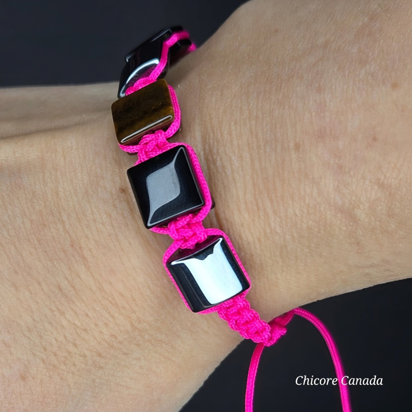 Triple Power Protection Bracelet – Obsidian, Hematite & Tiger’s Eye Energy Shield
