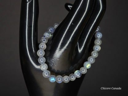 Lunar Elegance: Handmade Delicate Moonstone Bracelet