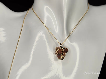 Raw Carnelian Necklace - Natural Stone, Refined Power